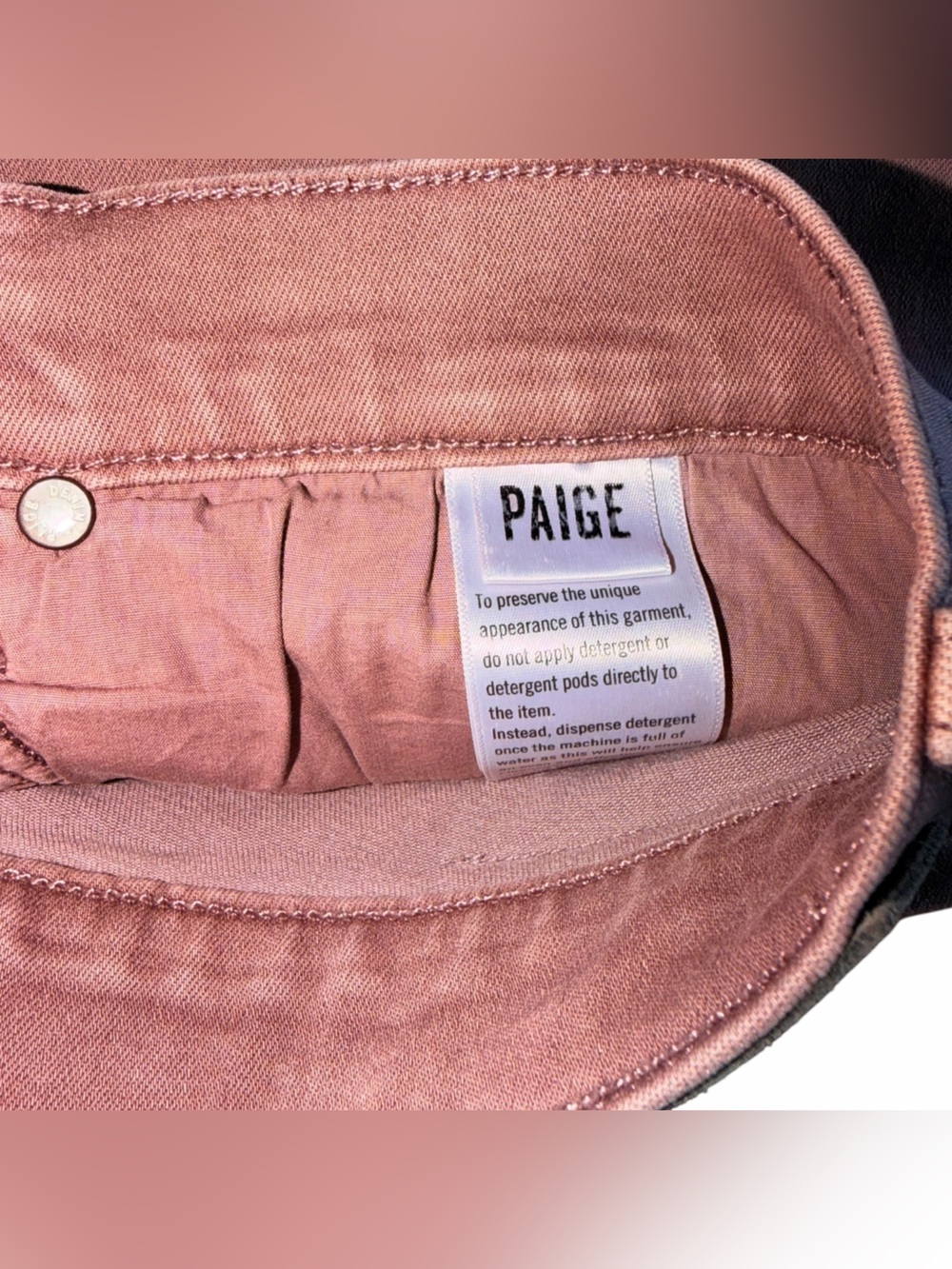 Paige Mens Lennox Jeans sz 38 Twilight Haze Straight Stretch Cotton Blend - Picture 6 of 7